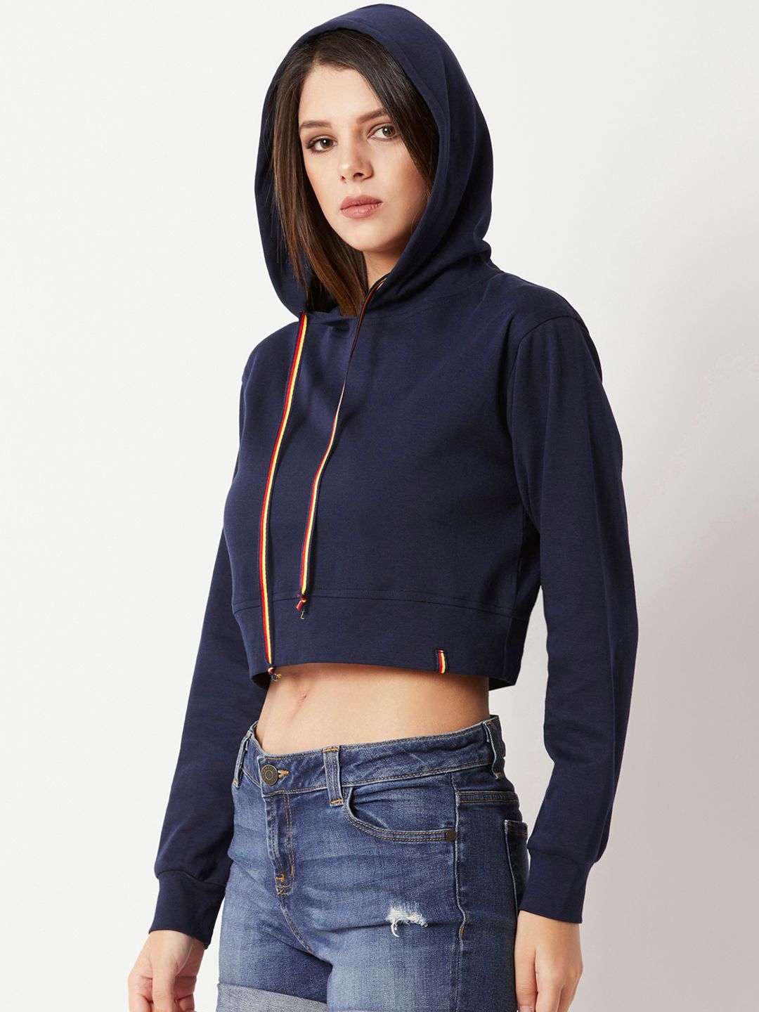 d09505e7-329e-45c4-8009-28bf072a3b781536925814867-Miss-Chase-Women-Navy-Blue-Solid-Hooded-Sweatshirt-4451536925814658-3