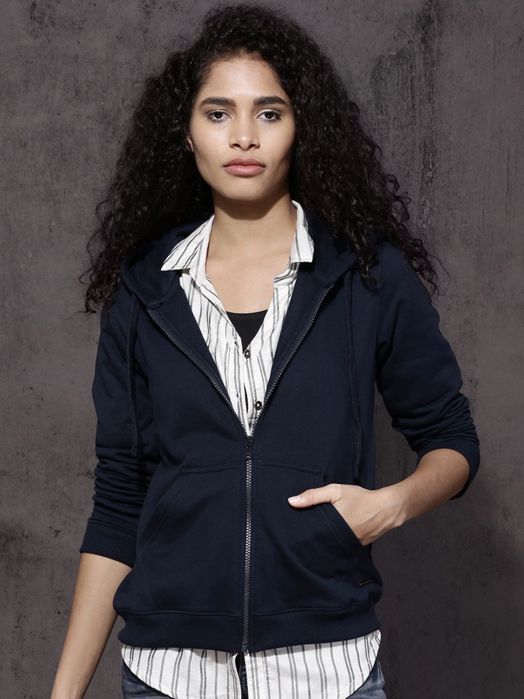 Midnight Drive Women’s Navy Hoodie