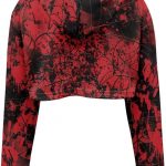 BloodMoon Women’s Halloween Cropped Hoodie