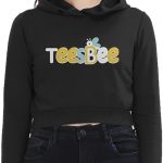 TeesBee Cozy Crop Fleece Hoodie