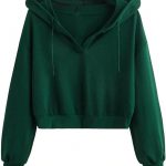 UrbanEase Drop-Shoulder Cropped Hoodie