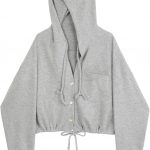 LaceUp Street Crop Hoodie