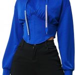 LuxeCrop Women’s Pullover Hoodie