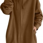 CozyCurve Women’s Long Hooded Sweatshirt