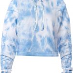 NOROZE Tie-Dye Crop Hoodie for Women