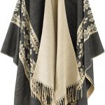 TasselCharm Women’s Vintage Shawl Poncho