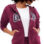 GAP womens V-gap Heritage Fz Hd Sweatshirt