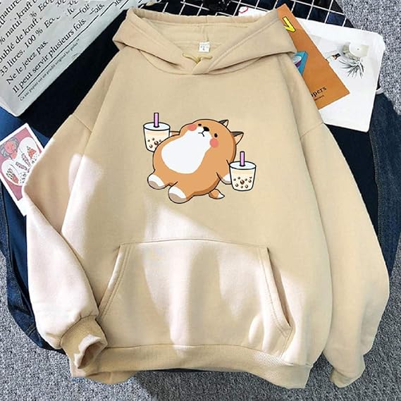 PawBrew Kawaii Cropped Hoodie