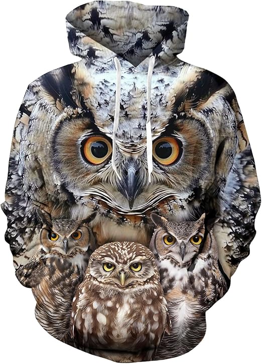 GraphicPulse 3D Fleece Hoodie