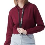 Twill Edge Women’s Boxy Cropped Hoodie