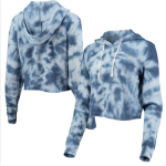 PlayVibe Women’s Tie-Dye Cropped Hoodie
