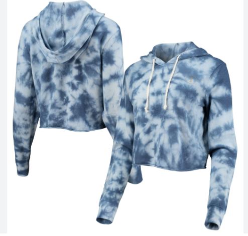 PlayVibe Women’s Tie-Dye Cropped Hoodie