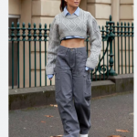 ArgyleCharm Women’s Cropped Oversized Sweater